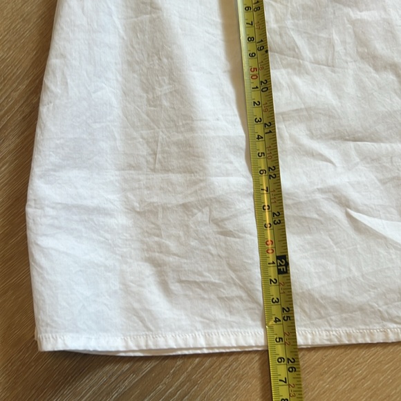 TALBOTS Women's White Blouse Medium 96% Cotton 4% Spandex - Picture 5 of 6